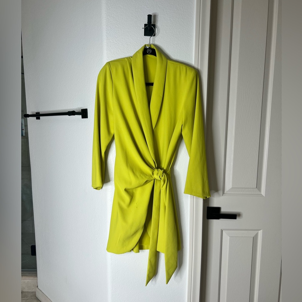 Wrap blazer dress